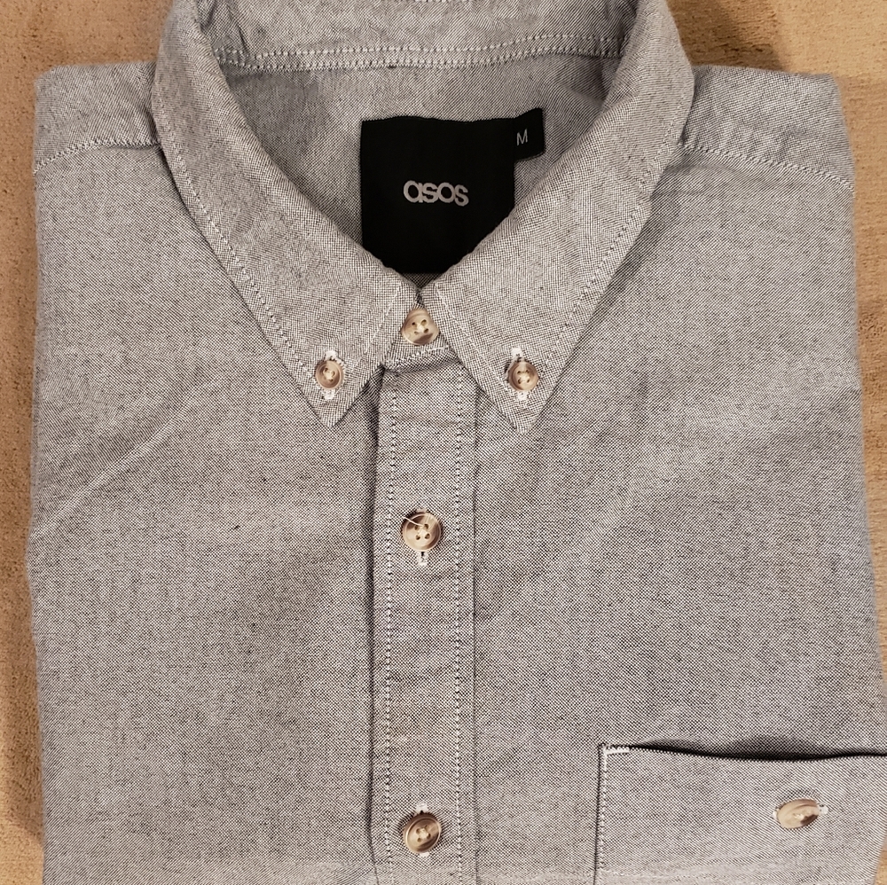 ASOS Man Cotton Oxford Button Down Shirt